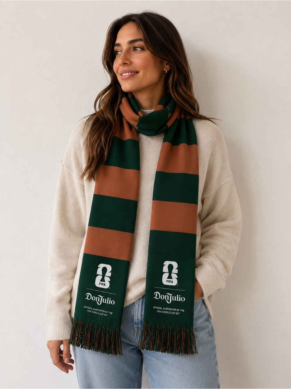 New FIFA Don Julio Unisex Striped Scarf